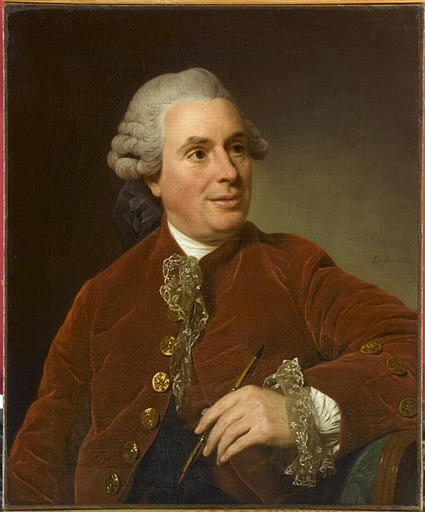 Alexandre Roslin Portrait of Charles-Nicolas Cochin